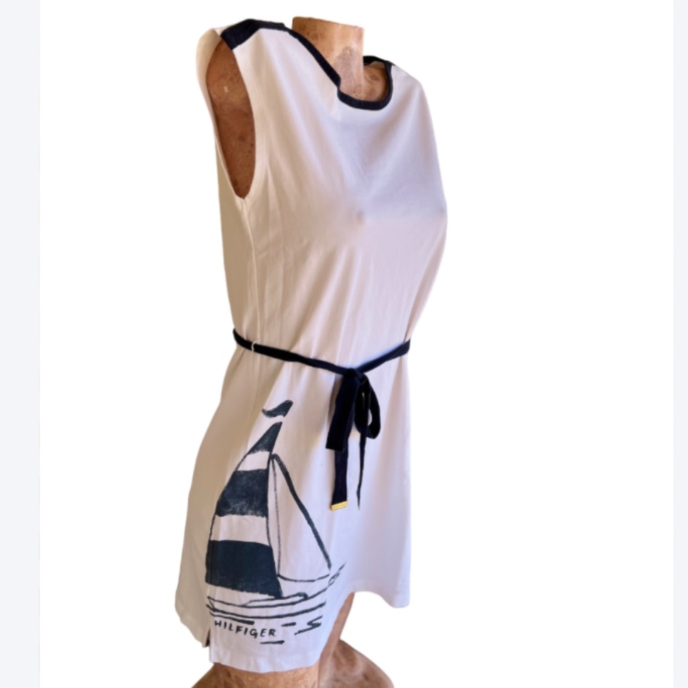 Tommy Hilfiger Shift Dress Adjustable Belt - Picture 3 of 9